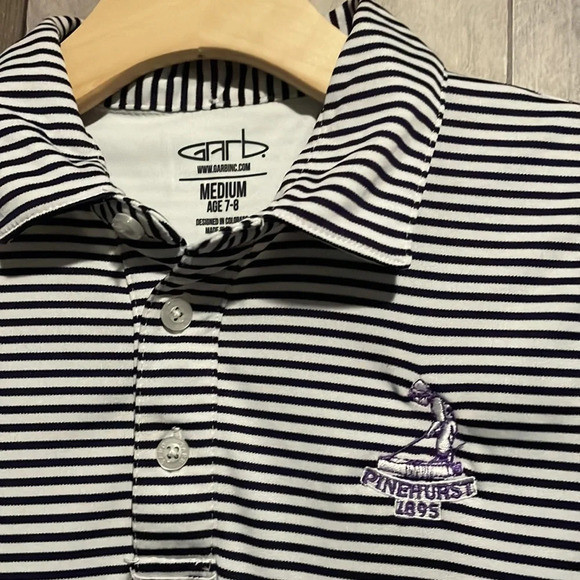 Garb Pinehurst Striped Golf Polo - Picture 2 of 5